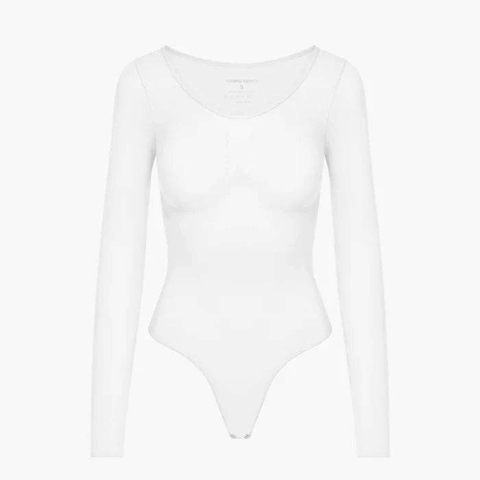 Bodysuit Sculpting Shapewear Longsleeve mit String