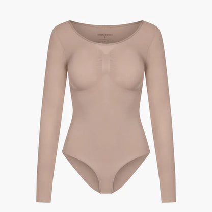 Bodysuit Sculpting Shapewear Longsleeve mit Slip