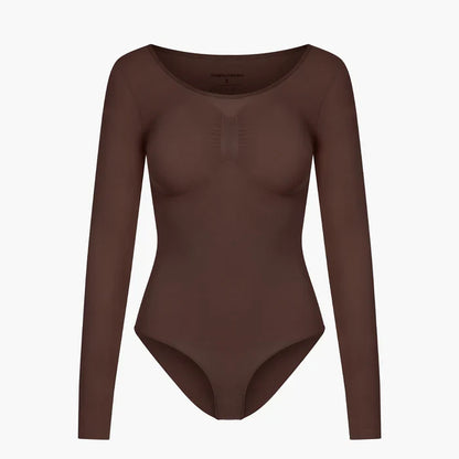 Bodysuit Sculpting Shapewear Longsleeve mit Slip