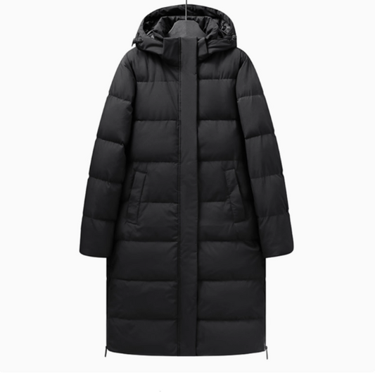 Long Puffer Jacke