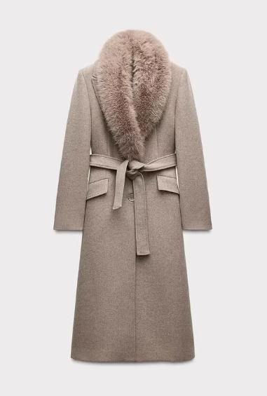 Long Wool Jacke